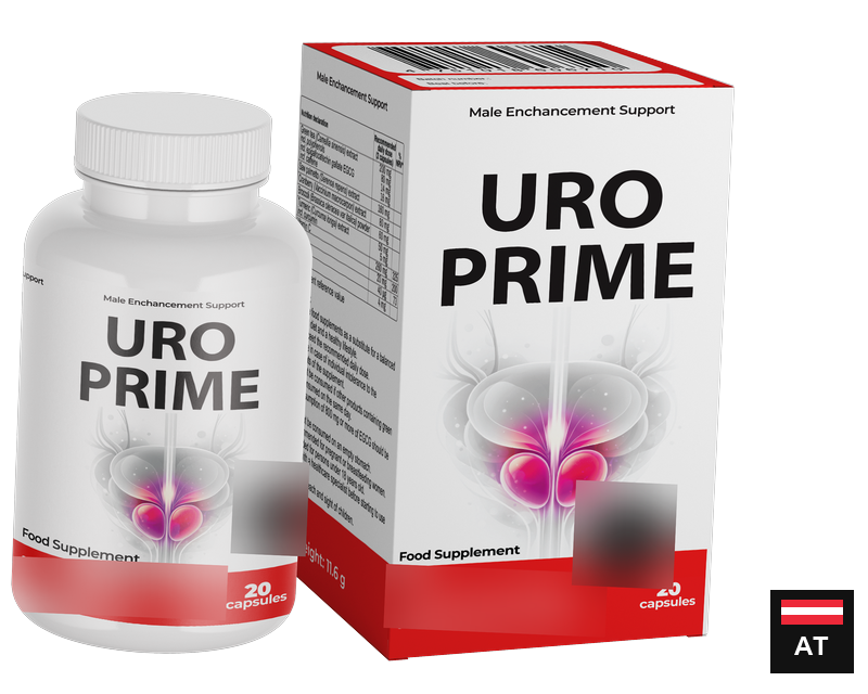 UroPrime Dose und Faltschachtel, 20 Kapseln – Nahrungsergänzungsmittel für Männer